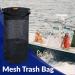 Port City Creations Boat Trash Bag - Portable Outdoor Mesh Bag for Boat, Kayak & Camper (Black) - Buy Online on SooperMarket.com