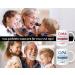 Unique Grandma & Grandpa Gift Set with Spoons | Ceramic Cups & Spoons | Perfect Christmas Gifts | 330ml Red & Blue Set - Buy Online on SooperMarket.com