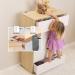 Qdos Zero-Screw Furniture Anti-Tip Kit | Gray | Patent Pending SecureHooks Anchor Holds up to 200 lbs in Drywall! - Easy Installation, No Screws, No Tools-Adhesive to Furniture Option! 1 Kit2 Straps