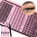 Goddvenus Lash Clusters Kit Wispy Individual Lashes Extension Kit Natural DIY Cluster Eyelash Extensions Kit C Curl Fluffy Waterproof Eyelashes Clusters (165pcs 10-18mm) H-wispy lash kit
