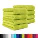 8-piece towel set in many colors - 8 towels 50x100 cm - color apple green 8-pack apple green