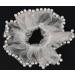Mytoptrendz Pearl Trim Shimmer Chiffon Organza Scrunchie Ponytail Holdes Elastic Scrunchie Hair Ties Elastic Bobble Dance Bun Decor for Women and Girls (Cream) - Buy Online on SooperMarket.com