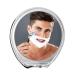 Fogless Shower Mirror with Power Locking Suction Cup - Razor Hook, 360 Rotating Arm - Bathroom Shaving Mirror (Chrome) - Buy Online on SooperMarket.com