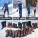 Miracol 23/24-Spikes Stainless Steel Ice Cleats for Men and Women - Anti-Slip Traction Grips for Snow Shoe, Ski, Fishing, Climbing - Black X-Large - Buy Online on SooperMarket.com