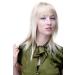 WIG ME UP - 6078-27T613 Wig blonde mix medium length straight hair with bangs cool look
