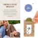 City Gardeners Trostspender: Forget-Me-Not Glass Gift | Handmade Consolation for Friends Teachers & Encouragement | Unique Farewell Gift from Germany - Buy Online on SooperMarket.com