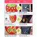 JanYoo Bunny Feeder Hay Bag for Rabbits Guinea Pig Cage Manger with Hooks Food Dispenser Storage Hanging for Chinchilla E-Straberry+Carrot Pack of 2 - Buy Online on SooperMarket.com