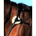 Tysons Breeches 5 Point Breastplate - Halla Lambskin Rhinestone Glitter Leather Black with Martingale for Thoroughbreds - International Shipping Available - Buy Online on SooperMarket.com