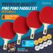 JOOLA Ping Pong Paddle Set with Balls & Carrying Case - Advanced Table Tennis Rackets for 2-4 Players - Buy Online on SooperMarket.com