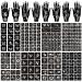 16 Sheets Henna Tattoo Stencils Kit Reusable for Women Girls and Kids 150+ PCS Tattoo Templates Temporary Indian Arabian Glitter Airbrush Tattoo Stencils for Face Body Paint DIY