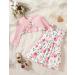 Puseky Toddler Girl Floral Sleeveless Dress & Ribbed Cardigan Set 18-24 Months Pink - Buy Online on SooperMarket.com