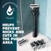 Gillette Intimate Manscape Razor for Men - Pubic Hair Manscaping Razor with 2 Refills - Buy Online on SooperMarket.com