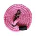 Majestic Ally Pack of 2 Solid Poly Lead Rope for Horses & Livestock 10 Foot Long and 5/8 inch Thick - Replaceable Heavy-Duty Bolt Snap Handmade Soft Broken in Feel (Pink) Pink 10 feet long - Buy Online on SooperMarket.com