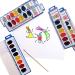 Color Swell 36 Set Bulk Watercolor Paint Pack with Wood Brushes - 8 Colors, Washable, Perfect for Kids, Classroom, Parties - All Ages - Buy Online on SooperMarket.com