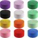 12 Rolls Bright Colored Elastic Bands - 1 Inch x 26 Yard Heavy Stretch Elastic Cord for Sewing Crafts DIY Bedspread Cuff - Buy Online on SooperMarket.com