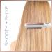Conair Double Ceramic Straightening Brush - Heated Hair Brush for Smooth Shiny Hair | V-Shaped Bristles | International Shipping Available - Buy Online on SooperMarket.com