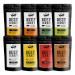 Craftsman Beef Jerky Superpack |Set 8x 50 g (400 g) |All varieties |Original BBQ Teriyaki Hot & Sweet Smoky Spicy Pepper Hemp |Dry meat from Germany - Bavaria |Jery Beef Mix 50 G (8 Pack)