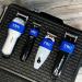 TRU BARBER Clipper Bands 4 PCS - Non Slip Heat Resistant Clipper Sleeves for Barbers | Blue Clipper Tool Accessories - Buy Online on SooperMarket.com