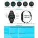 Synwee Kids Fitness Tracker Watch - IP68 Waterproof Non-Bluetooth Pedometer/Vibration Alarm Clock/Timer - Black - Buy Online on SooperMarket.com
