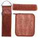 PLAFOPE 1 Set Bath Towel Exfoliating Washcloth African Net Cloth Body Scrubber Exfoliator Towels Brown Nylon
