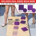 GoSports Tournament Cornhole Bags - Purple - Dual Sided Stop & Slide Bean Bags - Buy Online on SooperMarket.com