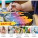 Jacquard Fabric Paint Set - 8 Colors, 2.25oz Bottles, Permanent All-Surface Paint with Brushes - Buy Online on SooperMarket.com