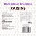 Dark Belgian Chocolate Covered Raisins Sultanas | Dairy Free | Vegan | Gluten Free - 650g - Buy Online on SooperMarket.com