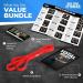 Iron Core Fitness Resistance Bands for Pull Up Assist - Strength Training at Home or Gym | Ebooks and Workout Chart Included | Red #2 - Buy Online on SooperMarket.com