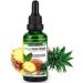 Alphapower Food |Stevia sugar -free flavor drops pineapple |100% natural liquid aroma + sugar substitute for water muesli desserts smoothies natural pineapple aroma 50.00 ml
