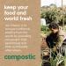 Compostic Home Compostable Cling Wrap - Eco Friendly Reusable Food Wrap, 150 SQ.FT (2 Pack) - Buy Online on SooperMarket.com