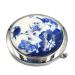 Compact Mirror for Handbag Small Round Mirror Magnifying Makeup Set Travel Mirror Folding Mirror Unique Gift for Ladies Blue and White Blue and White Porcelain White and Blue