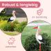 Gl cksgut Rattierorch Baby Pink 100 cm | 5-Part Birth Stork Set with Name Tag Greeting Card & Pen | Perfect Birth Gift for Baby Girls | Indoor & Outdoor Decoration - Buy Online on SooperMarket.com