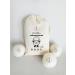 Wool Dryer Balls XL 6-Pack Premium Natural Reusable Fabric Softener for Laundry 100% Organic New Zealand Wool Chemical Free No Dryer Sheets Baby Safe - Anti Static - Saves Energy