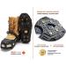 Ice Cleats Combo Pack - ICETRAX V3 Tungsten Crampons with Straps - Non-Slip Shoe Grippers for Snow and Ice - L/XL Size - Buy Online on SooperMarket.com