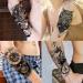 3D Black Skull Halloween Temporary Tattoos - 59 Sheets | Long Lasting Fake Tattoos for Adults & Kids - Realistic Owl, Wolf, Lion, Tiger, Devil | Body Art Stickers - Buy Online on SooperMarket.com