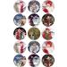 15 Pre-Cut Art Deco Christmas Party Edible Wafer Paper Cocktail Drinks Champagne Prosecco Toppers Decorations - 5cm circles - Buy Online on SooperMarket.com