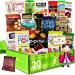 100 CALORIE Snack Packs Care Package | HEALTHY SNACK GIFT BASKETS | Vegan, Gluten Free Dairy Free Snacks, Bars & Nuts all 100 calories or Less [20 count] Holiday Gift Basket | Low Calorie Diet Snacks | Snack Food Gifts | Easter Baskets