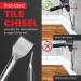 KSP-Tec 4pcs SDS-Plus Chisel Set for Rotary Hammers - Tile Chisel with Storage Case - Ideal for Masonry, Concrete, Brick, Stone - Buy Online on SooperMarket.com