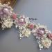 1 Yard Vintage Style Flower Pearl Beads Lace Trim Ribbon - Apricot Wedding Dress Embellishment - Buy Online on SooperMarket.com