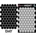 Biomar Labs Hexagon Reflective Stickers Set - 71 Self-Adhesive Bike Safety Reflectors (Black) - Premium Reflex Film for Enhanced Visibility - Buy Online on SooperMarket.com