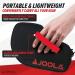 JOOLA Vision Double Padded Ping Pong Paddle Case with Storage Compartment - Table Tennis Racket Cover for 4 Balls, Protects Rubber - Organizer for Table Tennis Gear - Buy Online on SooperMarket.com