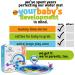 Splashin'kids Inflatable Tummy Time Water Mat with Mirror & Rattles for Infants & Toddlers - Fun Activity Center for Baby Stimulation & Growth - Buy Online on SooperMarket.com