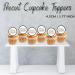 24 PRECUT Happy Retirement Edible Cupcake Decorations Theme #2 Premium Thickness SWEETENED Vanilla Wafer Card Cupcake Toppers - Cake Decorations - Buy Online on SooperMarket.com