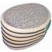 6 pcs/set (Large 4.7x6.5 inches) Linen Exfoliating Face Body Pads - Linen and Terry Cloth Materials Loofa Sponge Scrubber Brush Close Skin for Men and Women When Bath Spa and Shower