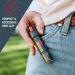 SABRE RED Compact Pepper Spray 2-Pack | Maximum Police Strength OC Spray with UV Dye | 10-Foot Range | Quick Access Belt Clip | Small and Easy to Carry | Black - Buy Online on SooperMarket.com