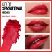 Maybelline Color Sensational Lipstick  Lip Makeup  Cream Finish  Hydrating Lipstick  Nude  Pink  Red  Plum Lip Color  Red Revolution  0.15 oz  (Packaging May Vary) 630 RED REVOLUTION 0.15 Ounce (Pack of 1) - Buy Online on SooperMarket.com