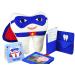 Tooth Fairy Superhero Pillow Set with Notepad and Keepsake Pouch | Boy's 3 Piece Gift Includes Pillow with Pocket, Notepad, and Photo Pouch - Buy Online on SooperMarket.com