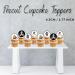 PRECUT Pirate Edible Cupcake Toppers - Pirates Theme Premium Thickness SWEETENED VANILLA - wafer card disc cake decorations (24) - Buy Online on SooperMarket.com