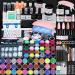 Morovan Acrylic Nail Kit with Everything - Acrylic Nail Supplies Gel Nail Polish Kit with U V Light  Nails Kit Acrylic Set Glitter Acrylic Powder Nail Extension Kit Nail Art Starter Kit for DIY Home Manicure Beginners Cl...