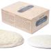 6 Pack Premium Bath Loofah Pads - 100% Natural Exfoliating Shower Sponge - Men & Women Body Wash Scrubber - Buy Online on SooperMarket.com